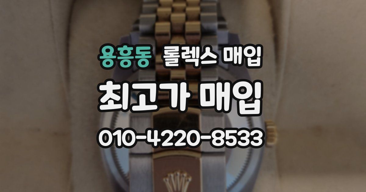 용흥동 롤렉스 매입