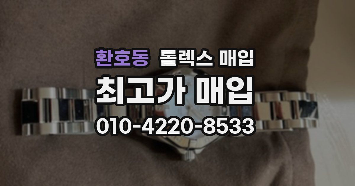 환호동 롤렉스 매입