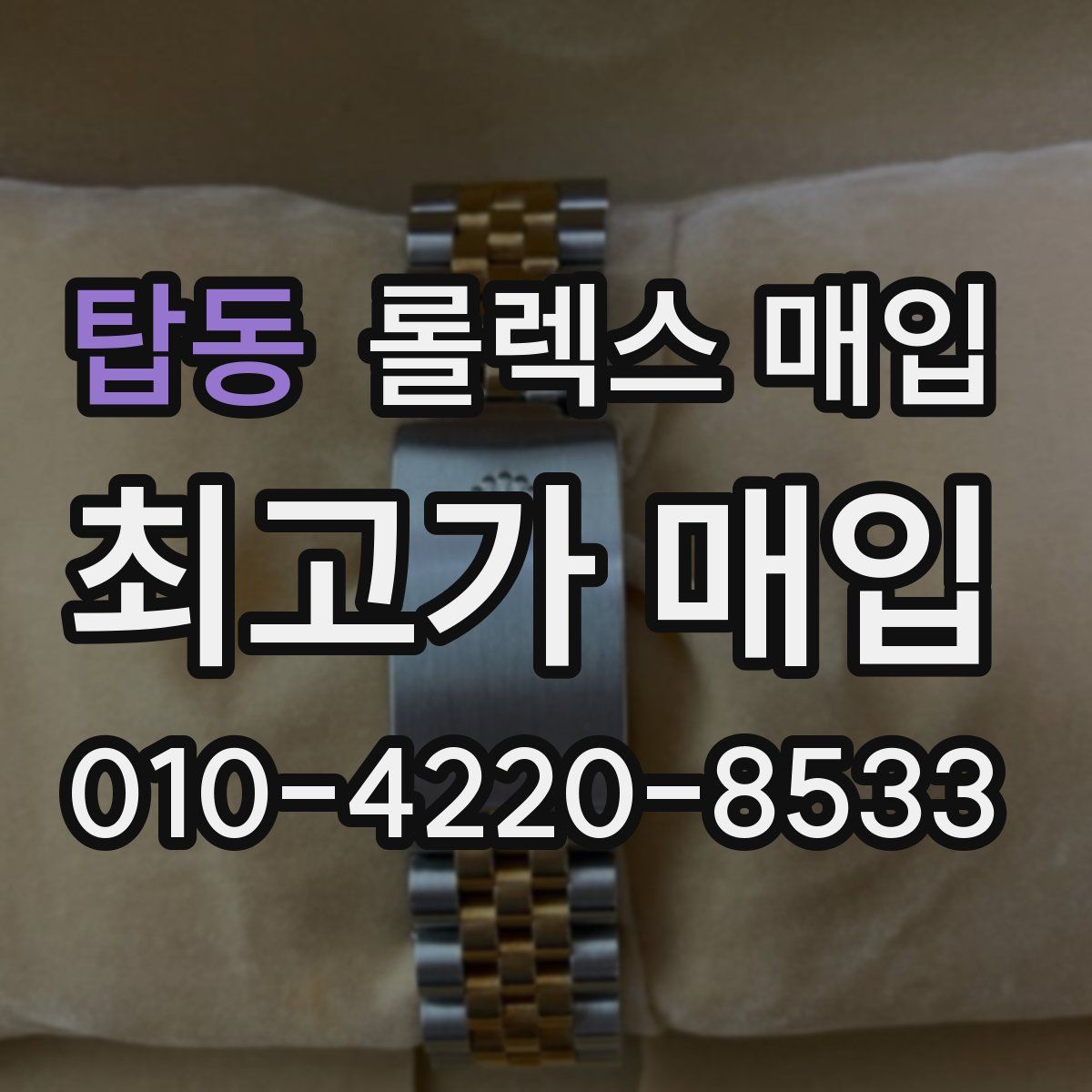 탑동 롤렉스 매입