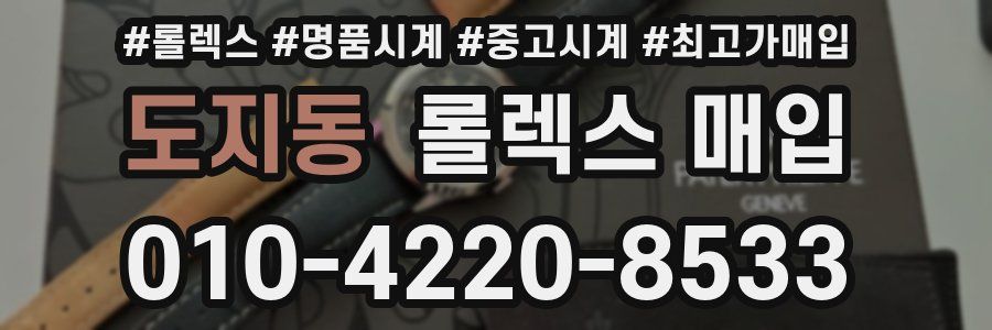 도지동 롤렉스 매입