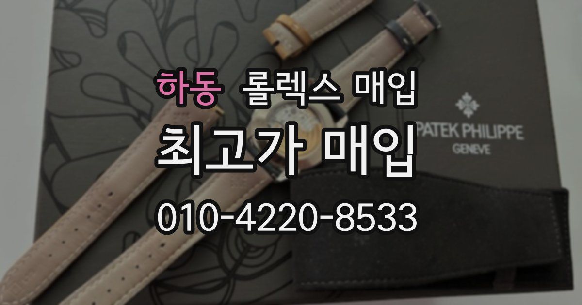 하동 롤렉스 매입