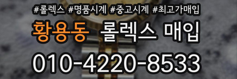 황용동 롤렉스 매입