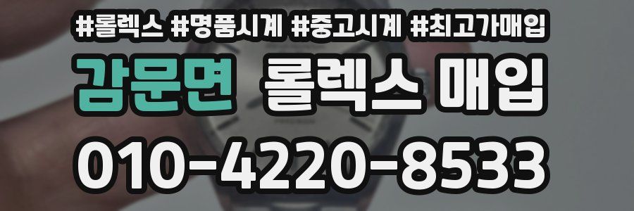 감문면 롤렉스 매입