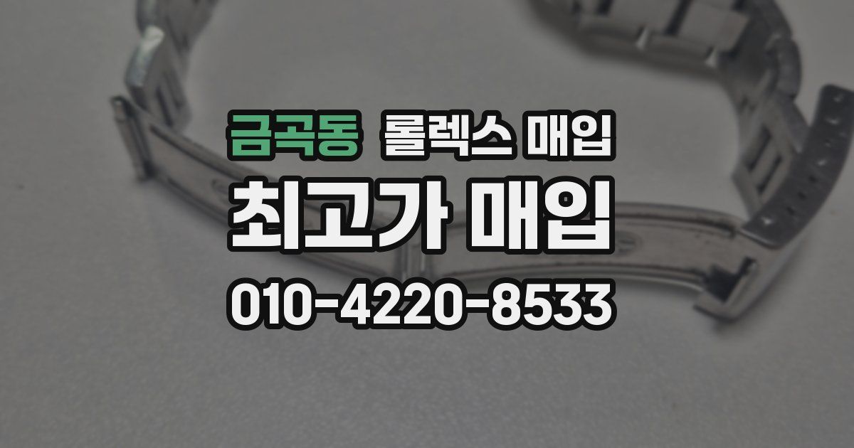 금곡동 롤렉스 매입