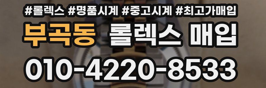 부곡동 롤렉스 매입