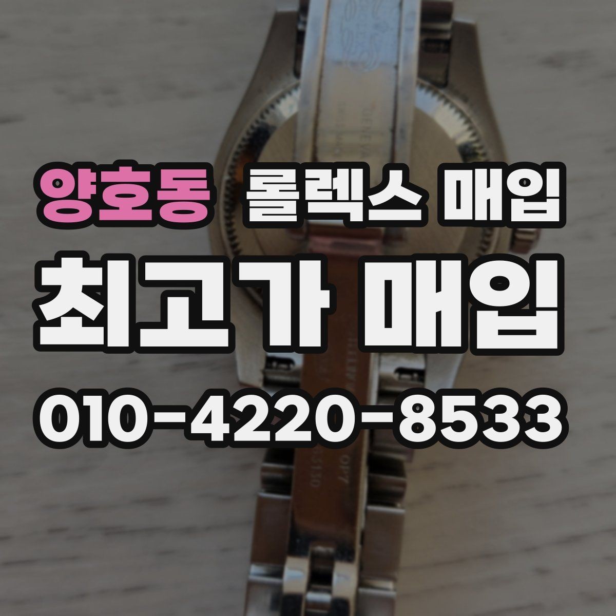 양호동 롤렉스 매입 레퍼런스 번호로 정확히 조회하는 방법