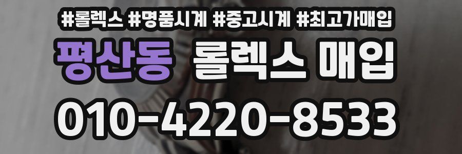 평산동 롤렉스 매입