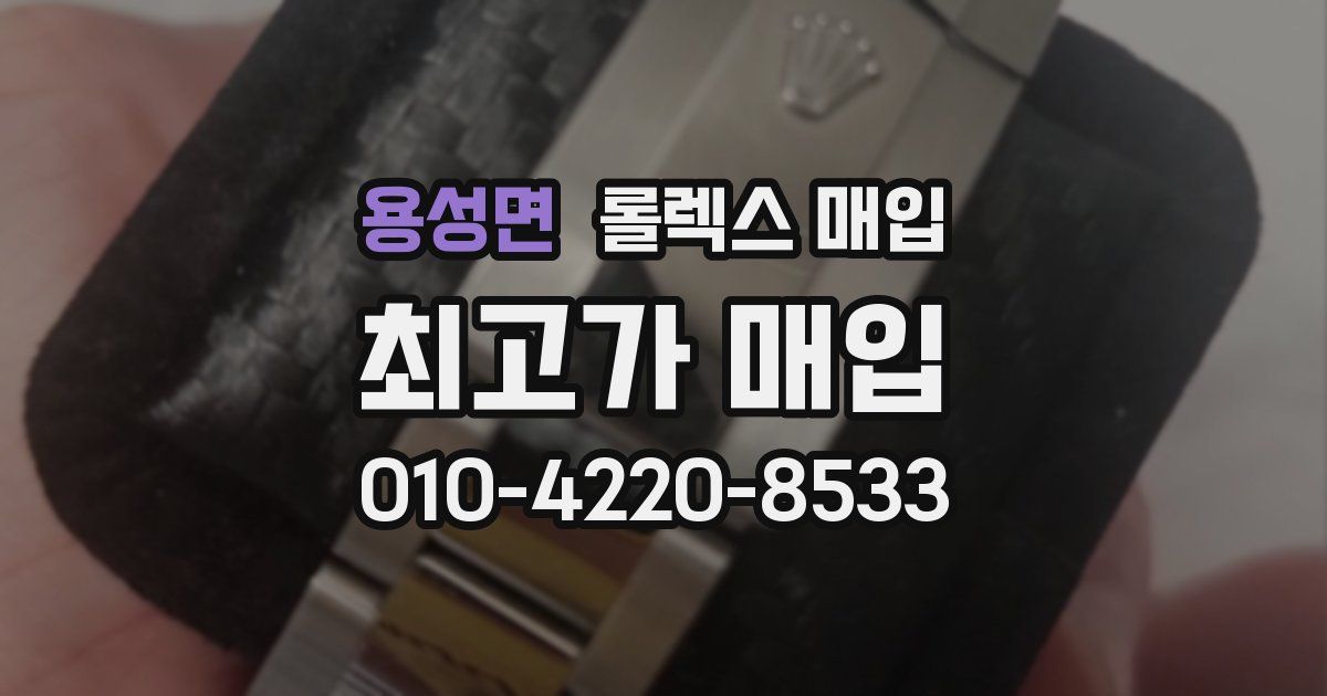 용성면 롤렉스 매입