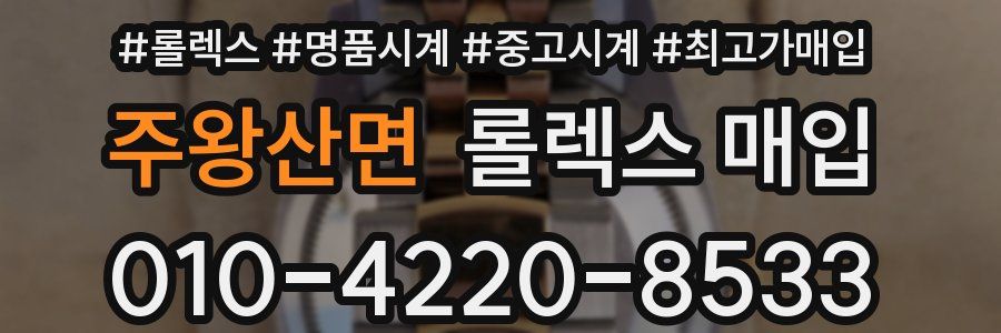 주왕산면 롤렉스 매입