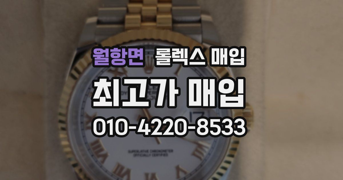 월항면 롤렉스 매입