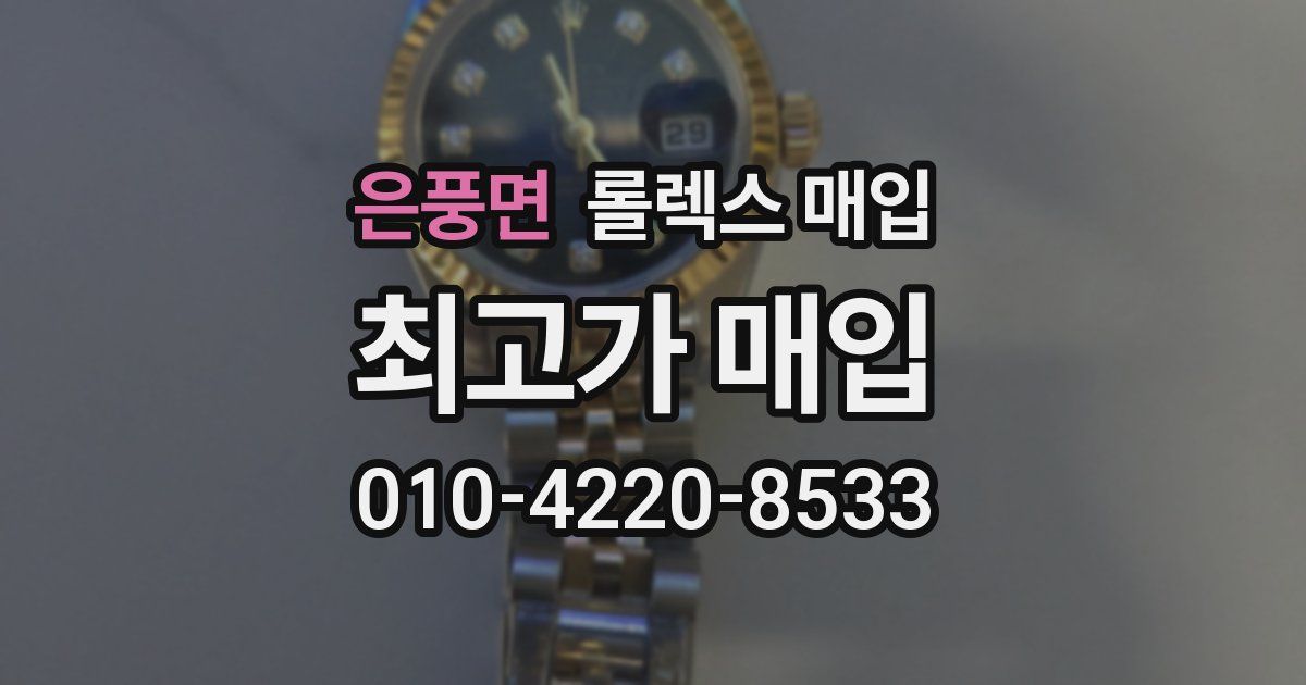 은풍면 롤렉스 매입