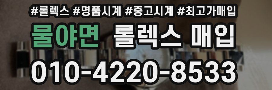 물야면 롤렉스 매입