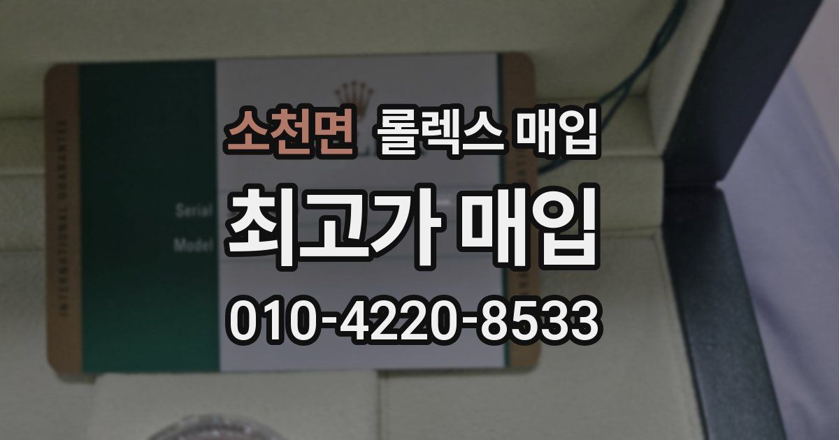 소천면 롤렉스 매입