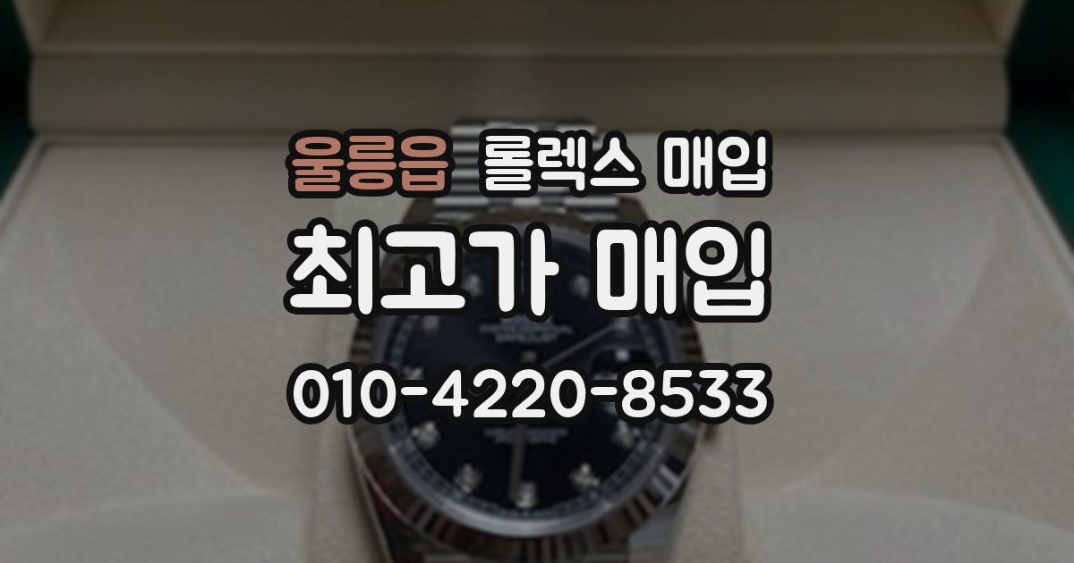 울릉읍 롤렉스 매입