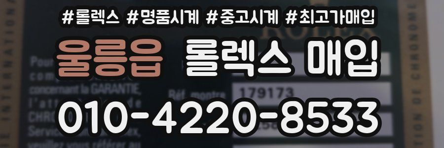 울릉읍 롤렉스 매입