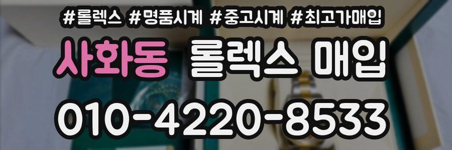 사화동 롤렉스 매입