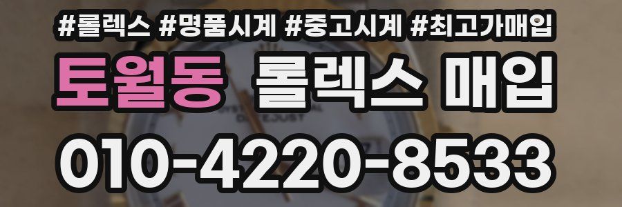 토월동 롤렉스 매입