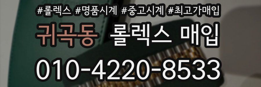 귀곡동 롤렉스 매입