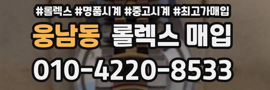 웅남동 롤렉스 매입