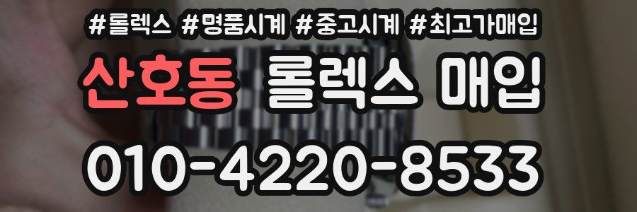 산호동 롤렉스 매입