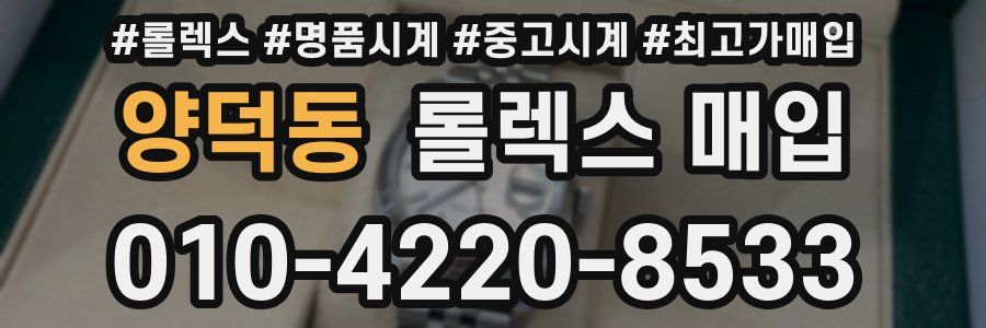 양덕동 롤렉스 매입