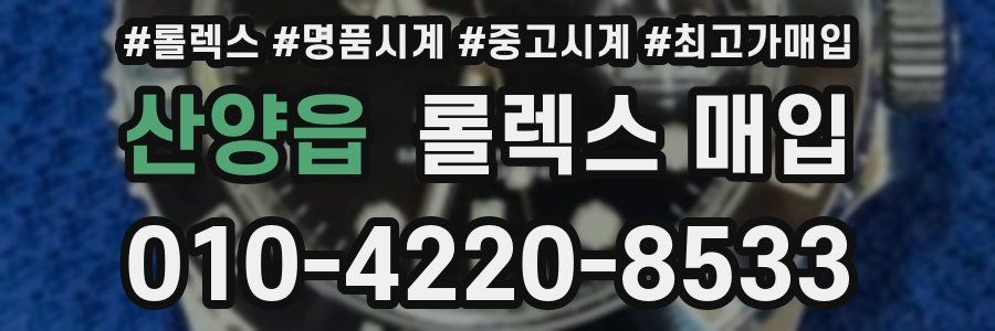 산양읍 롤렉스 매입