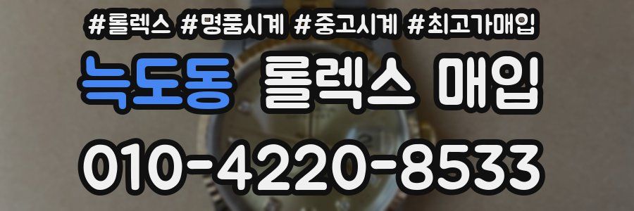 늑도동 롤렉스 매입