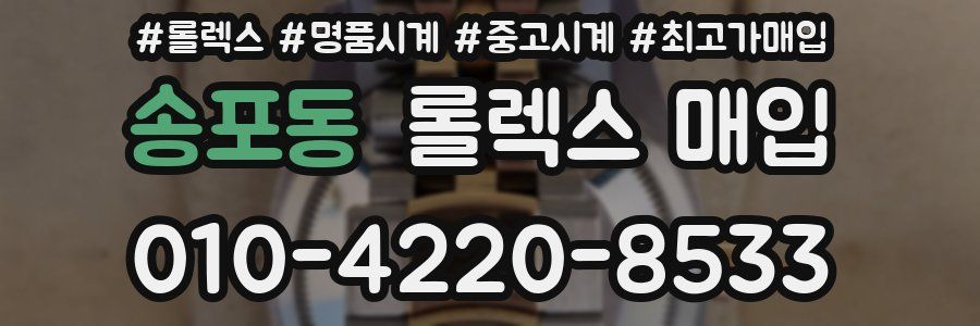 송포동 롤렉스 매입