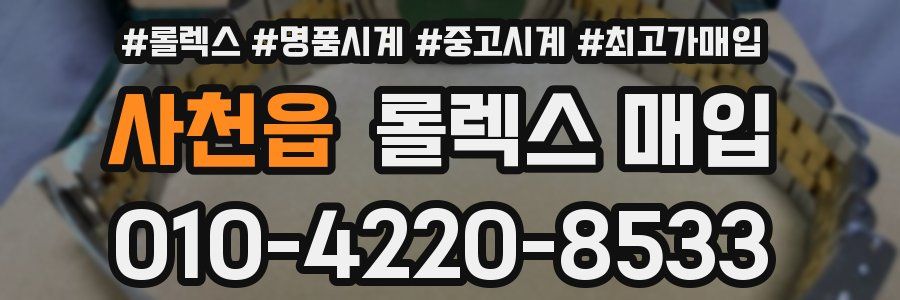사천읍 롤렉스 매입