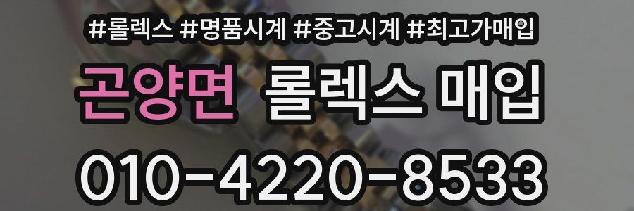 곤양면 롤렉스 매입