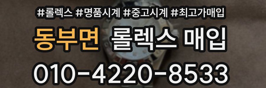 동부면 롤렉스 매입