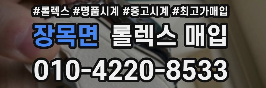 장목면 롤렉스 매입