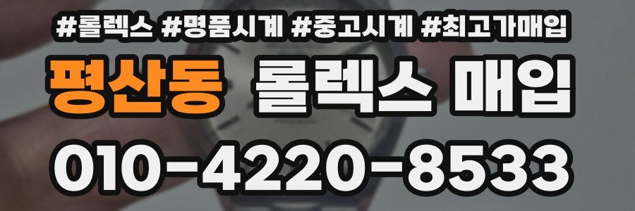평산동 롤렉스 매입