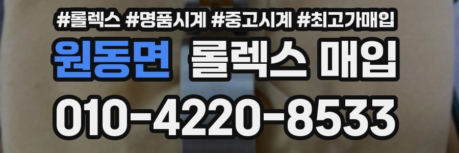 원동면 롤렉스 매입