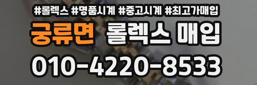 궁류면 롤렉스 매입