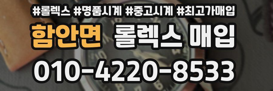 함안면 롤렉스 매입
