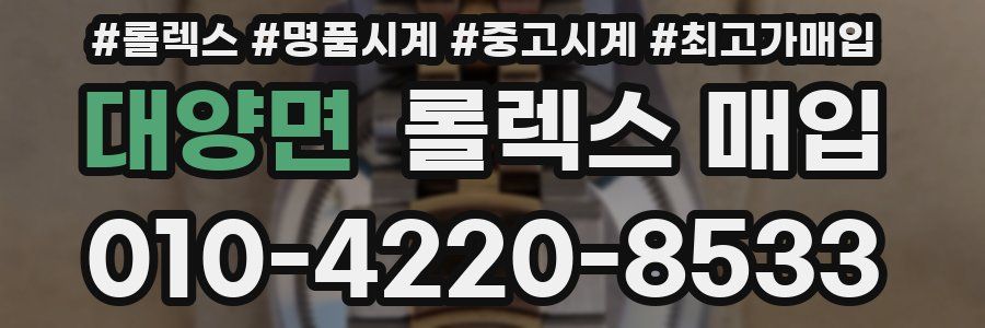 대양면 롤렉스 매입