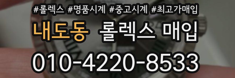 내도동 롤렉스 매입