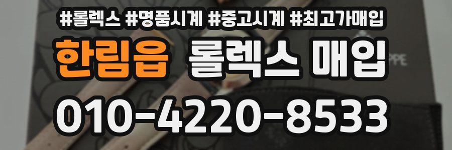 한림읍 롤렉스 매입