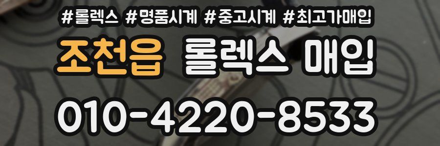 조천읍 롤렉스 매입