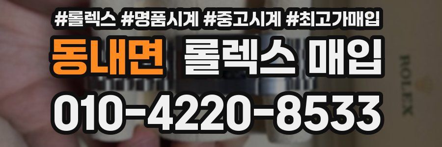 동내면 롤렉스 매입