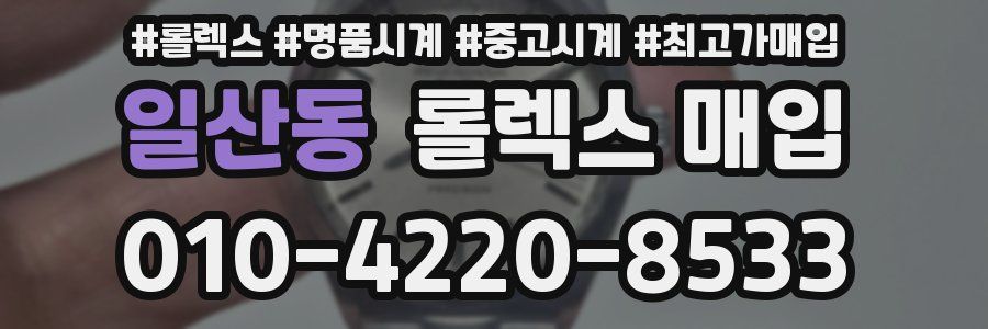 일산동 롤렉스 매입