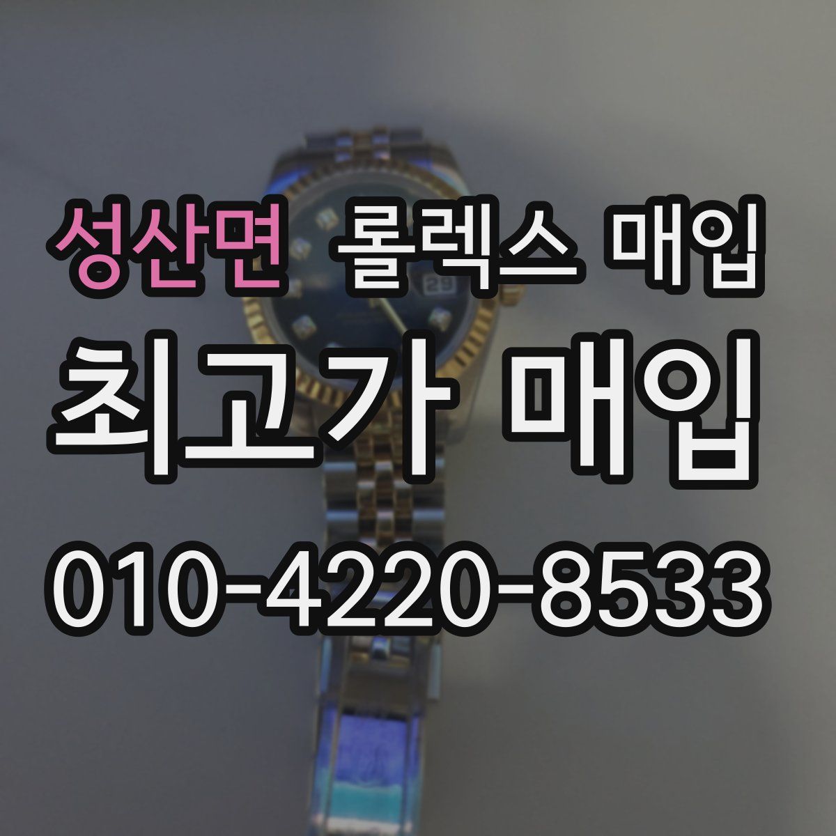 성산면 롤렉스 매입