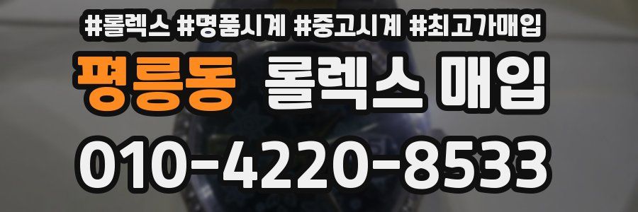 평릉동 롤렉스 매입