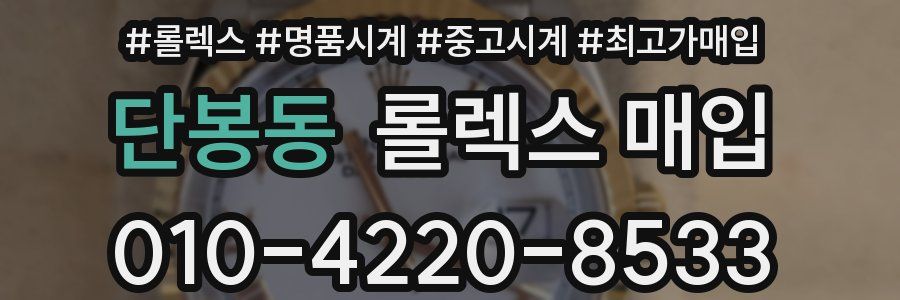 단봉동 롤렉스 매입