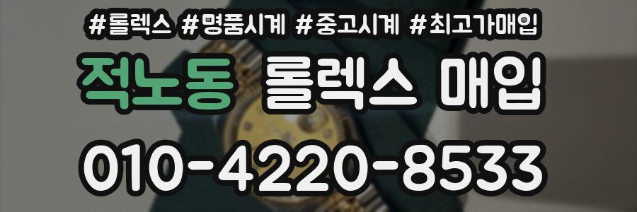 적노동 롤렉스 매입