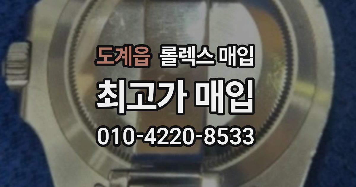 도계읍 롤렉스 매입