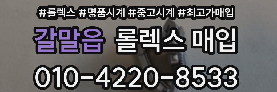 갈말읍 롤렉스 매입