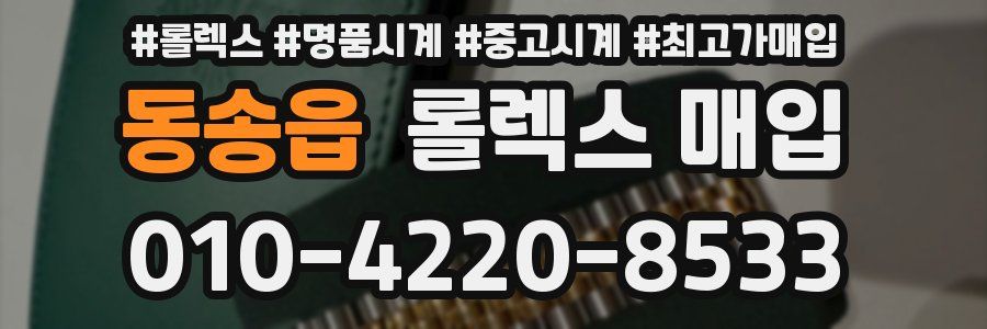 동송읍 롤렉스 매입