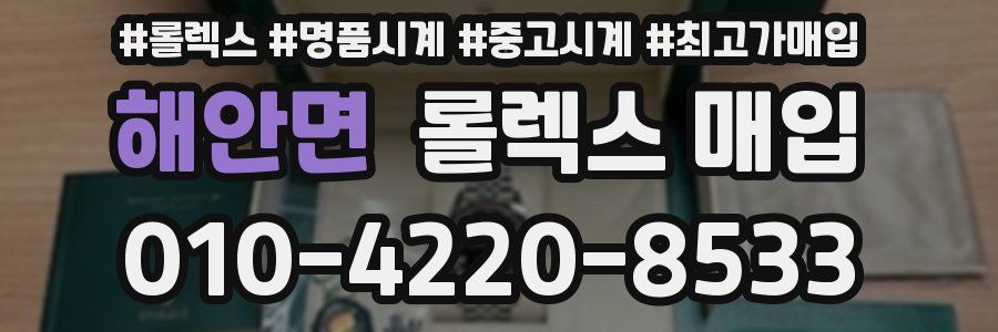 해안면 롤렉스 매입